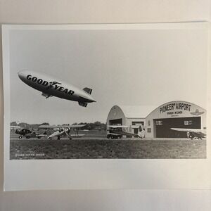 Vintage Goodyear Blimp Flying Over Pioneer Airport Photo by Dottie Gheen Oshkosh